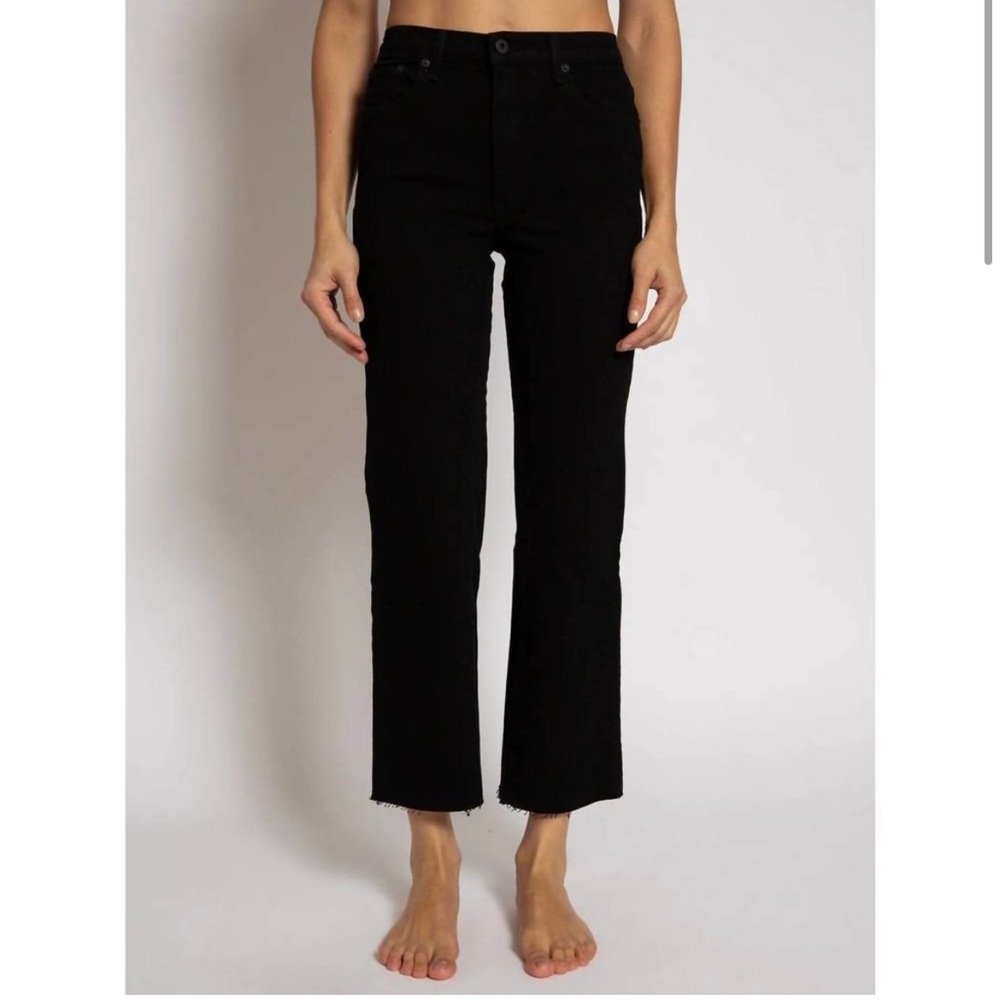 ASKK NY slim crop jeans in black resin Sz 31